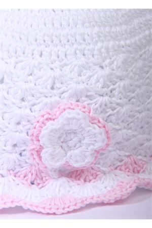 Baby embroidered hat Capridea | C38ABIANCO/ROSA